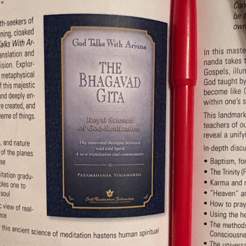 The Bhagavad Gita Book
